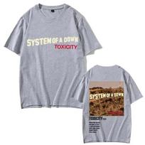Alternative Metal Rock Band System of A Down Toxicity Album Graphic T-shirt Men Women Oversized Casual Cotton Vintage Tees 4XL
