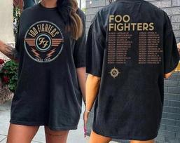 Foo Fighters 2024 Tour Shirt, Everything Or Nothing At Shirt, Foo Fighters Shirt S