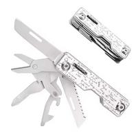 Stainless Steel Multi-Functional EDC Tool 1mm Folding Scissors Bottle Opener Screwdriver Saw Multi-Tools Set