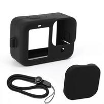 Soft Silicone Protective Case for GoPro Hero 12 11 10 9 Camera Full Cover Shell Protector Sleeve with Lanyard for GoPro 12 11 10