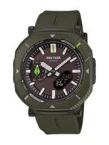 Casio PRO TREK x Varliukas Piklzas Kolaboracinis Laikrodis - Hiker Line Serija, Tamsiai Žalias, Tough Solar Bluetooth black