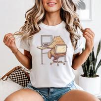Vintage Camera Photography Hobbies Unisexs TShirt Botanical Graphic 2XL