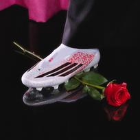 Lamine Yamal x adidas F50 Elite be raištelių FG 'Cloud White Black Lucid R' 40