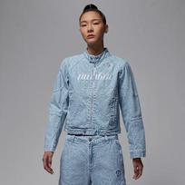 Jordan Jackets Women's Light Armory Blue Stand Collar Moderate Other L