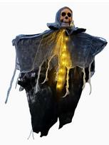 Halloween Skull Phantom Light High-Quality Resin  Eerie Glow Best for Terror Night Supplies Bar and Club Owners Easy to Hang