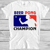 Beer Pong Champion T Shirt Funny Retro Pub Vintage Gift Tee 1178 3XL