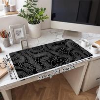 1PC Topographic map Large Durable Mouse Pad Suitable for Office Desks, Gaming Desktops.Non-Slip Back P94 30cmx60cm(11.8x23.6inch)