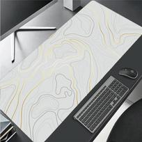 Topographic Contour Gaming Mouse Pad Extended Pads Big Mousepad Keyboard Mouse Mat Desk Pad 30cmx60cm(11.8x23.6inch)