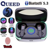 Bluetooth Headset Wireless In-ear with Power Bank TWS Stereo HD Digital Display 5.3 juoda