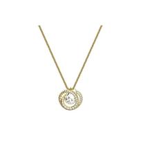Swarovski Generation Spiralės Formos Krištolo Auksu Padengtas Karoliai Moteriški Auksu Padengti 5636511 auksas