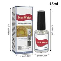 Liquid Collodion Fake Scar Liquid Makeup Scarring Liquid for Halloween 15ml Realistic Scar Liquid with Brush for Halloween