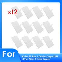 ABBY-12 PCS Filter For Midea S5 Plus / Cecotec Conga 2299 Ultra Home X-Treme Genesis Vacuum Cleaner Accessories Replacement