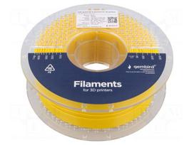 Filament: PET-G | 1.75mm | yellow | 220÷260°C | 1kg | High Speed