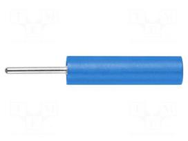 Laboratory connector: 4mm banana | socket | 1kV | 20A | 38mm | blue