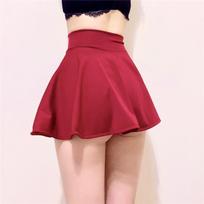 Lady Mini Skirts Outdoor Sexy Sweet Harajuku Girls Dance Short Skirt Street Wear High Waist Big Hem Flared Pleated Women Skirts Waist(56-76cm)