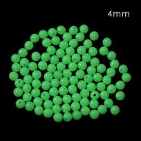 100pc/bag 4/5/6/8mm Plastic Sea Luminous Light Glowing Balls Stoppers Fishing Floats Beads