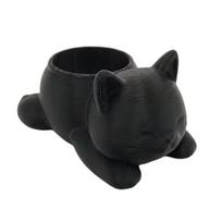3D Printed Cat Planter Pot Lying Kitten Succulents Herb Plants Flower Pot Container for Indoor Outdoor Home Balcony Garden Decor juoda