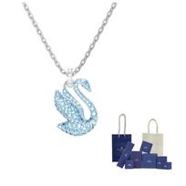 Swarovski Teddy Heart Necklace F ( Fits All)-Original Brand Box And Bag mėlyna