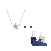 Swarovski Stella kristalinis pakabukas ant kaklo F-Original Brand Box And Bag sidabras