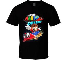 Super Mario Odyssey žaidimo marškinėliai S