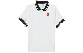 Nike Marškinėliai Vyriški Balti Polo Apykaklės Vidutinio Stiliaus Tiesaus Kirpimo XL