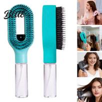 Galvos odai draugiškas plaukų šepetys 2 viename su įmontuotu vandens purškikliu Garbanotiems Banguotiems Tiesūs Iššukuojantis Iššukuoja šlapius ir sausus plaukus Kelioninis Anti-Frizz rožinė
