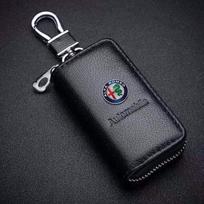 TWXBP1 Odinis automobilio rakto dėklas Priedai Alfa Romeo logotipui Giulia Giulietta Spider GT Stelvio 147 156 155 159 166 Automobilio rakto dekoracija juoda