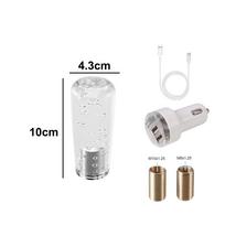Šviesos RGB LED pavarų perjungimo rankenėlės rankenos prailgintuvas 12/24V svirties Kambyo pakeitimas 10cm