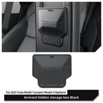 ckwjb7 for Tesla Model Y Juniper/Launch 2025 Car Armrest Box Hidden Storage Box Model 3 Highland 2024-2025 Center Console Storage Case juoda