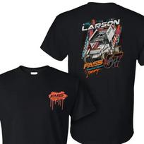 FSD FASS Racing T-Shirt, Kyle Larson 57 Sprint Car Back Print with Bold Racing G 3XL
