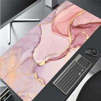 Stylish Marble Patterned Mousepad Gamer Office Mat Mouse Pad Light Gaming Room Desk Mat Art Keyboard Mats Mausepad Company 30cmx60cm(11.8x23.6inch)