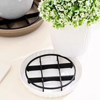 Plant Saucer Flower Pot Bracket Plastic Anti Rotting Root Reusable Mesh Pad Breathable Base Bottom Drainage Rack Stand juoda