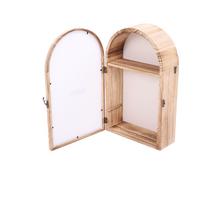 Shadow Box Frame Multifunctional Wooden Rustic Shadow Box Display Case Picture Frame for Home white