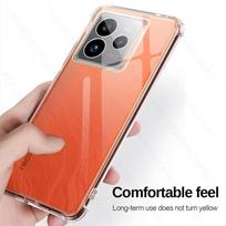 Airbag Shockproof Phone Case For Realme GT 7 Pro Clear Silicone TPU Back Cover Cases For Realme GT 6 GT 6T Neo 6 SE for Realme GT 7 Pro skaidri