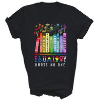 Lygybė niekam nepakenkia Lgbt Gėjų Pasididžiavimas Unisex Marškinėliai Dovana 4XL