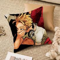 Anime H-Hero Academia H-Hawks Pillow Case Anti-dustmite Invisible zipper Sofa Bed 12x12Inch