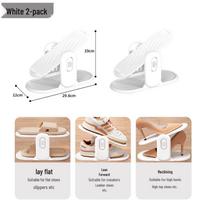 Foldable Double-Layer Shoe Rack: Space-Saving Storage Solution for Shoe Cabinets For Cabinets Height ≥18CM / 309*149*153