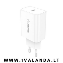 20w įkroviklis su type-c laidu
