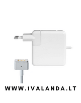 85W MagSafe 2 įkroviklis / pakrovėjas MacBook (T jungtis) – TPC