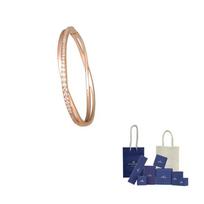 Swarovski Hyperbola Bangles Womens Rose Gold M-Branded gift bag rožinio aukso spalvos