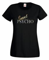 Unisexs Sweet But A Little Bit Psycho Pop Artist Lyrics Lady Fit TShirt 2XL