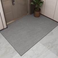 Qiqijia Leather Rubber Entrance Mat, Foyer Carpet, Doormat, Dirt-Resistant, Water-Absorbing, Non-Slip Foot Mat, 100*140cm