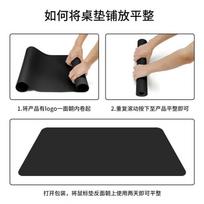 JPLAYER Mouse Pad Extra Large Office Desk Mat Laptop Pad Keyboard Mat Home Office Writing Desk Waterproof Pad Leather Customizable Black 100*50cm