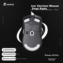 Huoshi Viper V2 Pro Mouse Skates VIPER V2 Pro Edition Gaming Teflon Smooth Wear-Resistant Mouse Feet Pads
