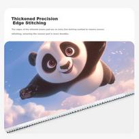 JPLAYER Large Thickened Mouse Pad Student Office Computer Desk Mat Creative Simple Text Precision Edge Locking 700*300*3mm