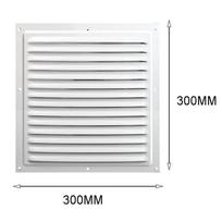 Aluminum Alloy Air Vent Grille Heating Cooling Vents Plate Exhaust Outlet Window Square Vent Air System Net Cover Screen