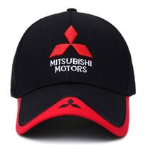 cxrmfs1 Unisex Mitsubishi Siuvinėtos beisbolo kepurės Pavasario ir rudens Lauko reguliuojamos laisvalaikio kepurės Apsauganti nuo saulės kepurė red
