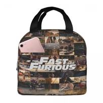 Fast And Furious Legends Tribute Insulated Lunch Bag for Women Office Cooler Thermal Food Box Tote Lunch Boxes Container One Size