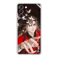 Telefono dėklas Samsung Galaxy S24 Plus S23 S22 S21 S20 FE Ultra 5G S10 S10E S9 minkštas skaidrus viršelis Cheng Dangaus pareigūno palaima Samsung S10e