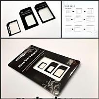Universal SIM Card Adapter Pack Micro SIM and N
